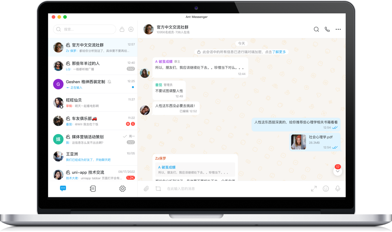 Ant Messenger Windows版